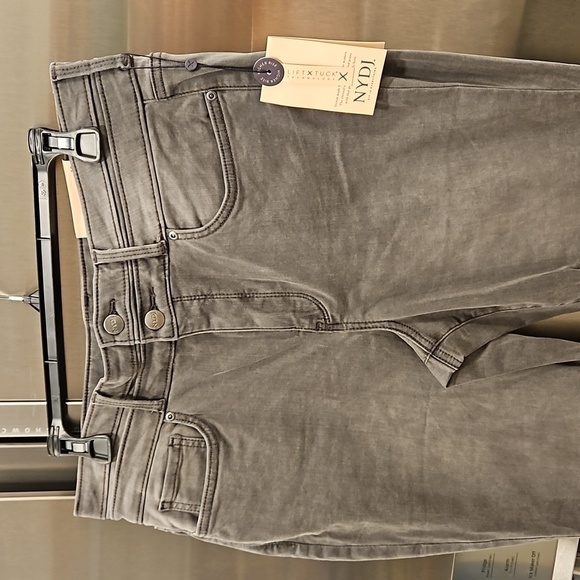 💕NYDJ💕 Ava High Waist Flare Jeans ~ Smokey Mountain Gray 12 NWT - Picture 6 of 16